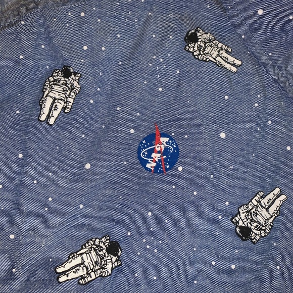 nasa collared shirt